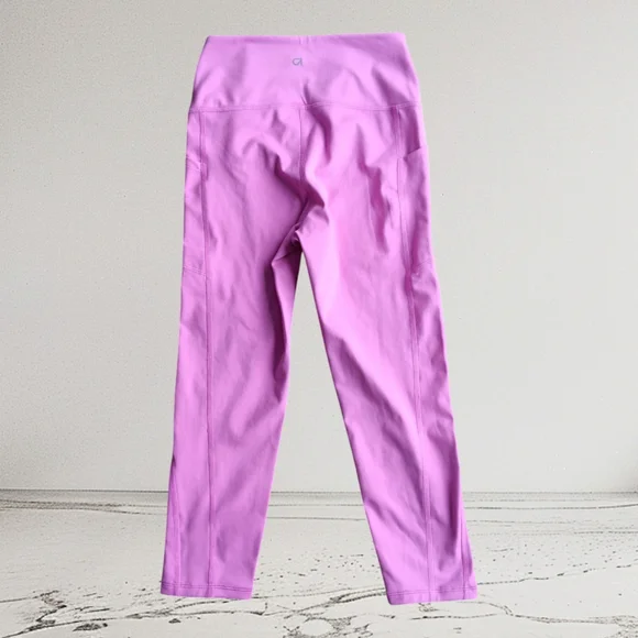 🥰GAP FIT WOMEN'S SIZE SMALL PINK YOGA LEGGINGS PANTS. - Picture 5 of 5